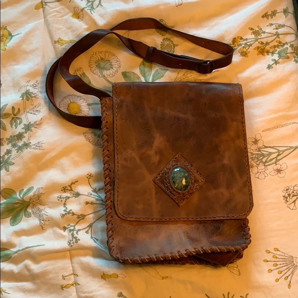 Rustic Leather Shoulder Bag